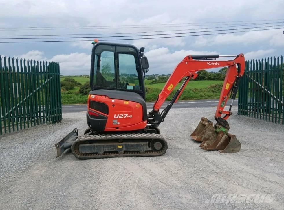 Kubota U 27-4 ミニ油圧ショベル 7t以下（ミニユンボ・ミニディガー）