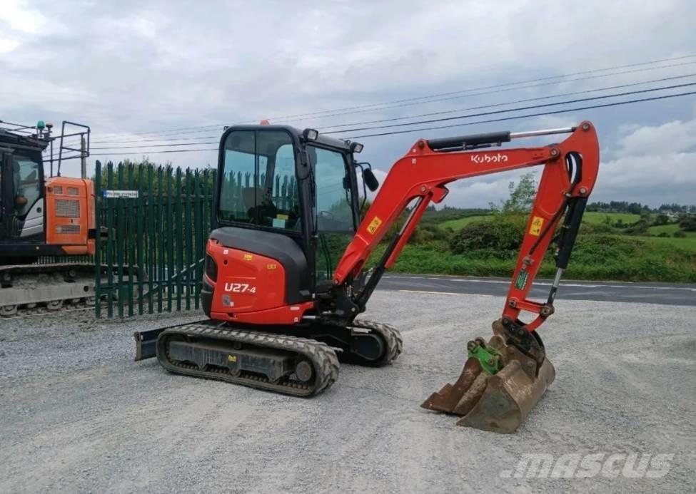 Kubota U 27-4 ミニ油圧ショベル 7t以下（ミニユンボ・ミニディガー）