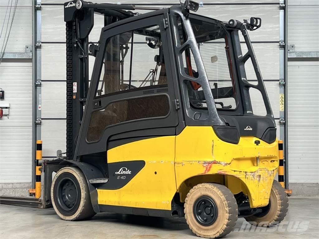 Linde E 40H-01 / 600 バッテリーフォークリフト