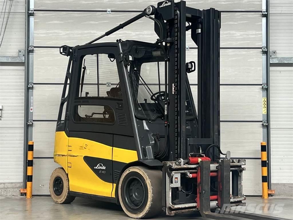 Linde E 40H-01 / 600 バッテリーフォークリフト