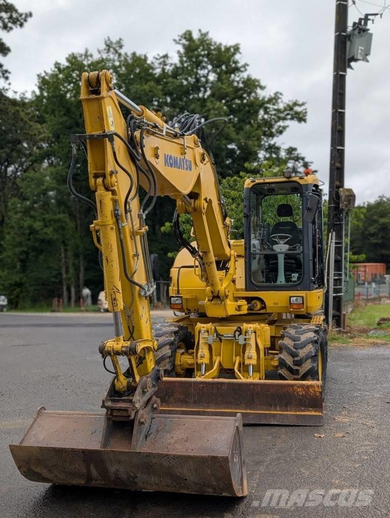 Komatsu PW 98 MR-8 ホイール式油圧ショベル（パワーショベル・ユンボ・バックホー）