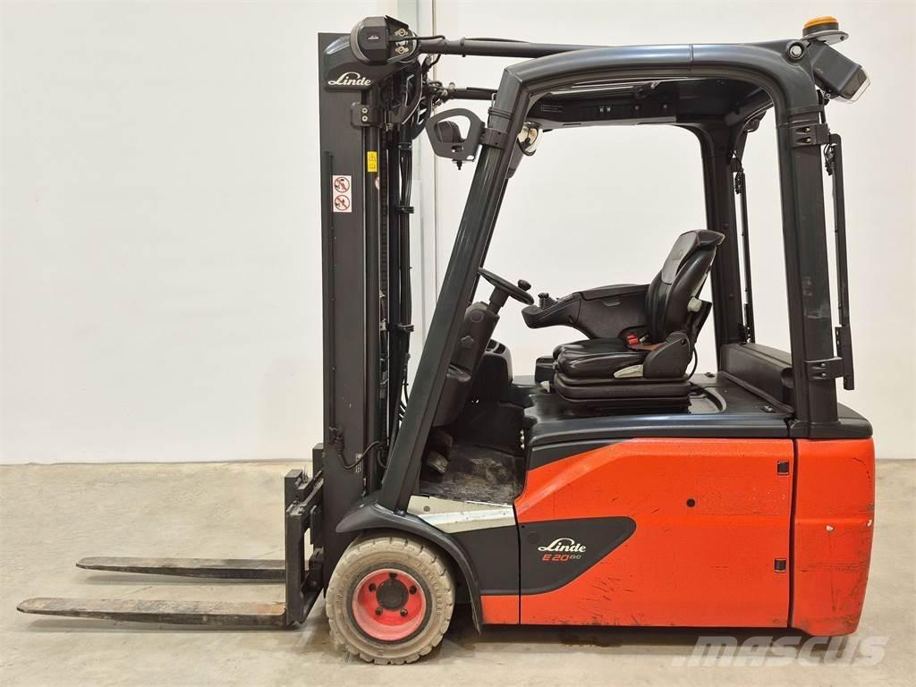 Linde E20L 02 386 バッテリーフォークリフト
