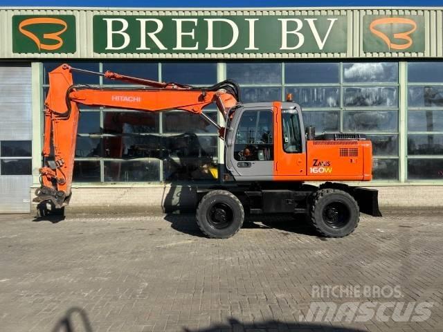 Hitachi ZX 160 W ホイール式油圧ショベル（パワーショベル・ユンボ・バックホー）