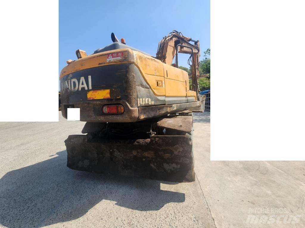 Hyundai Robex 140 W ホイール式油圧ショベル（パワーショベル・ユンボ・バックホー）