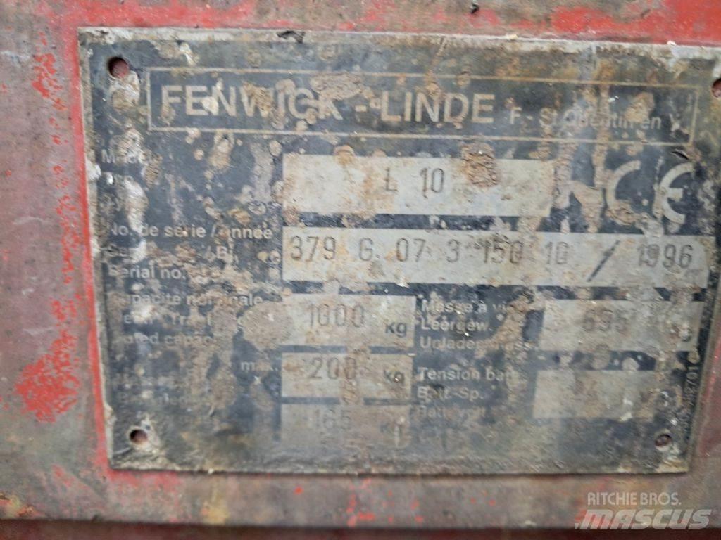 Linde L10 ウォーキンフォークリフト