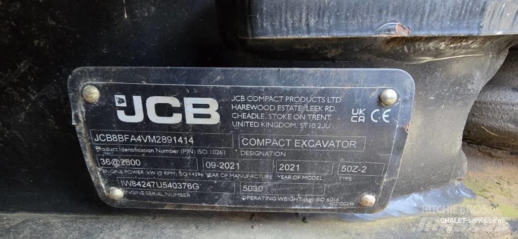 JCB 50 Z-2 ミニ油圧ショベル 7t以下（ミニユンボ・ミニディガー）