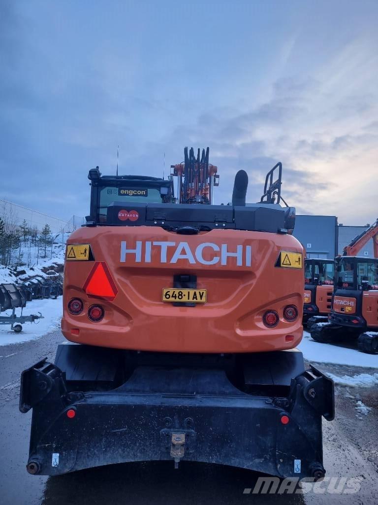 Hitachi ZX155W-7 2P ホイール式油圧ショベル（パワーショベル・ユンボ・バックホー）