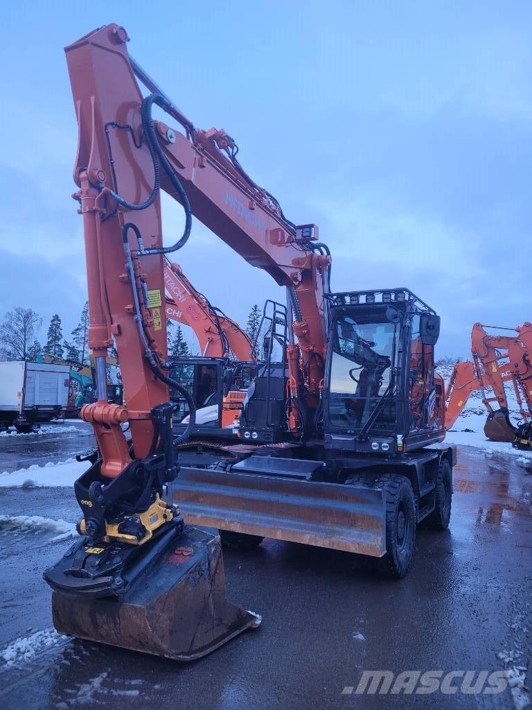 Hitachi ZX155W-7 2P ホイール式油圧ショベル（パワーショベル・ユンボ・バックホー）