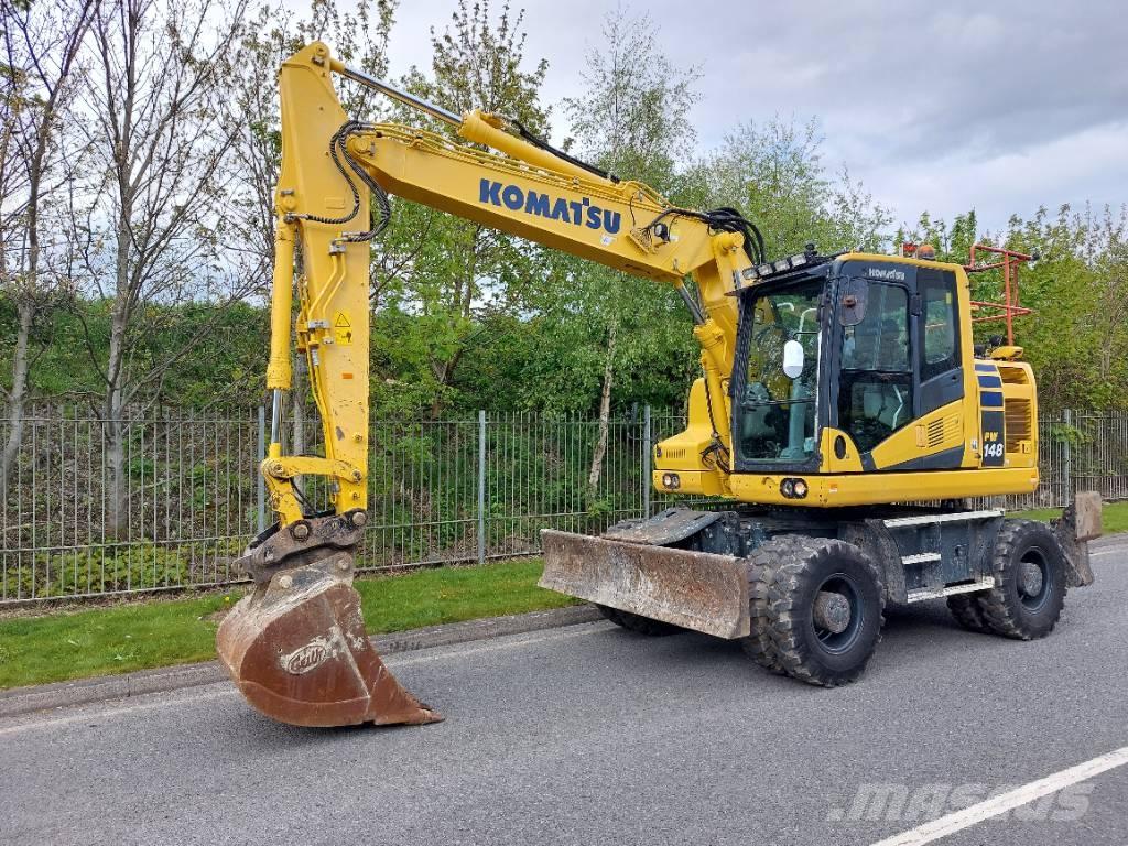 Komatsu PW148-11 ホイール式油圧ショベル（パワーショベル・ユンボ・バックホー）