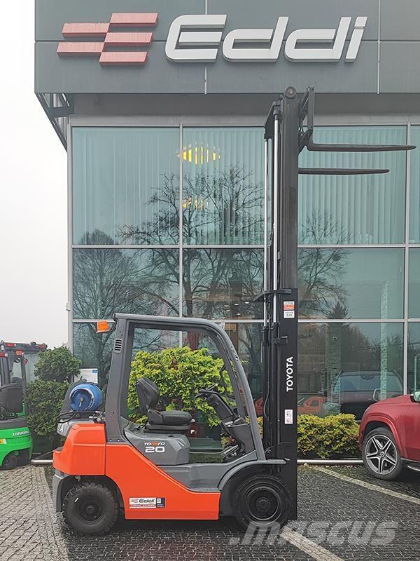 Toyota 02-8FGF20 LPGフォークリフト