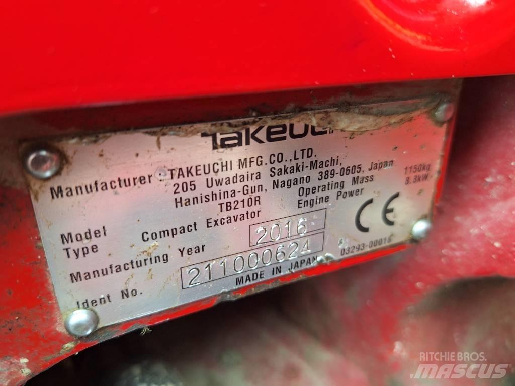 Takeuchi TB 210 R ミニ油圧ショベル 7t以下（ミニユンボ・ミニディガー）