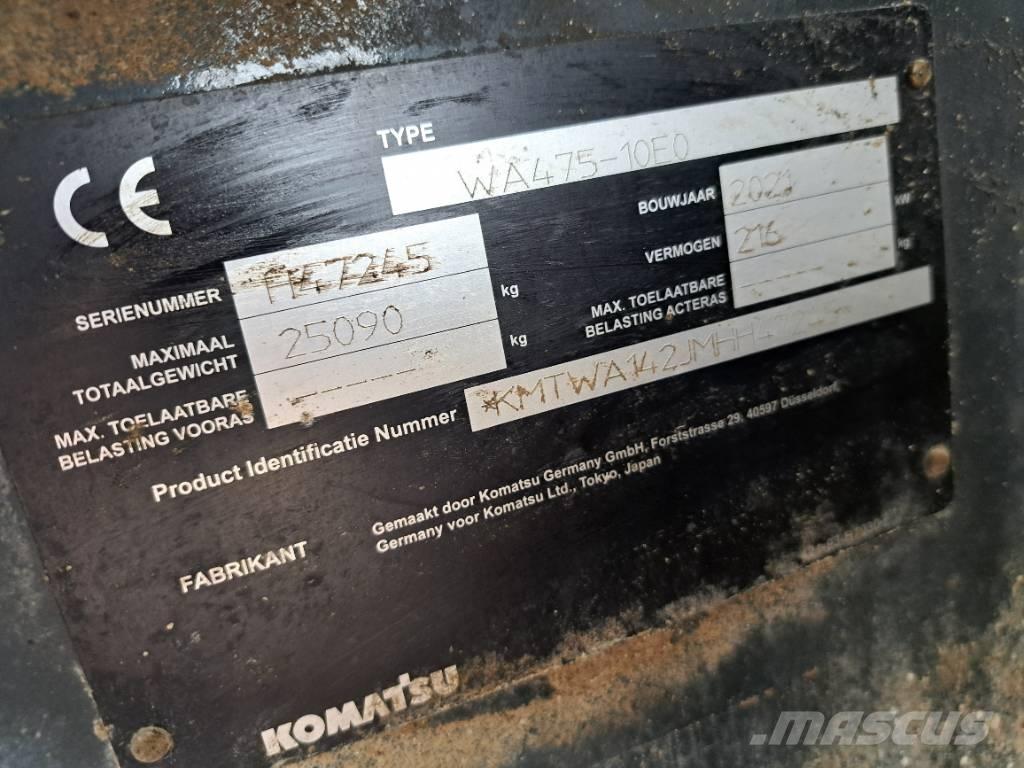 Komatsu WA475-10E0 ホイールローダー・タイヤショベル