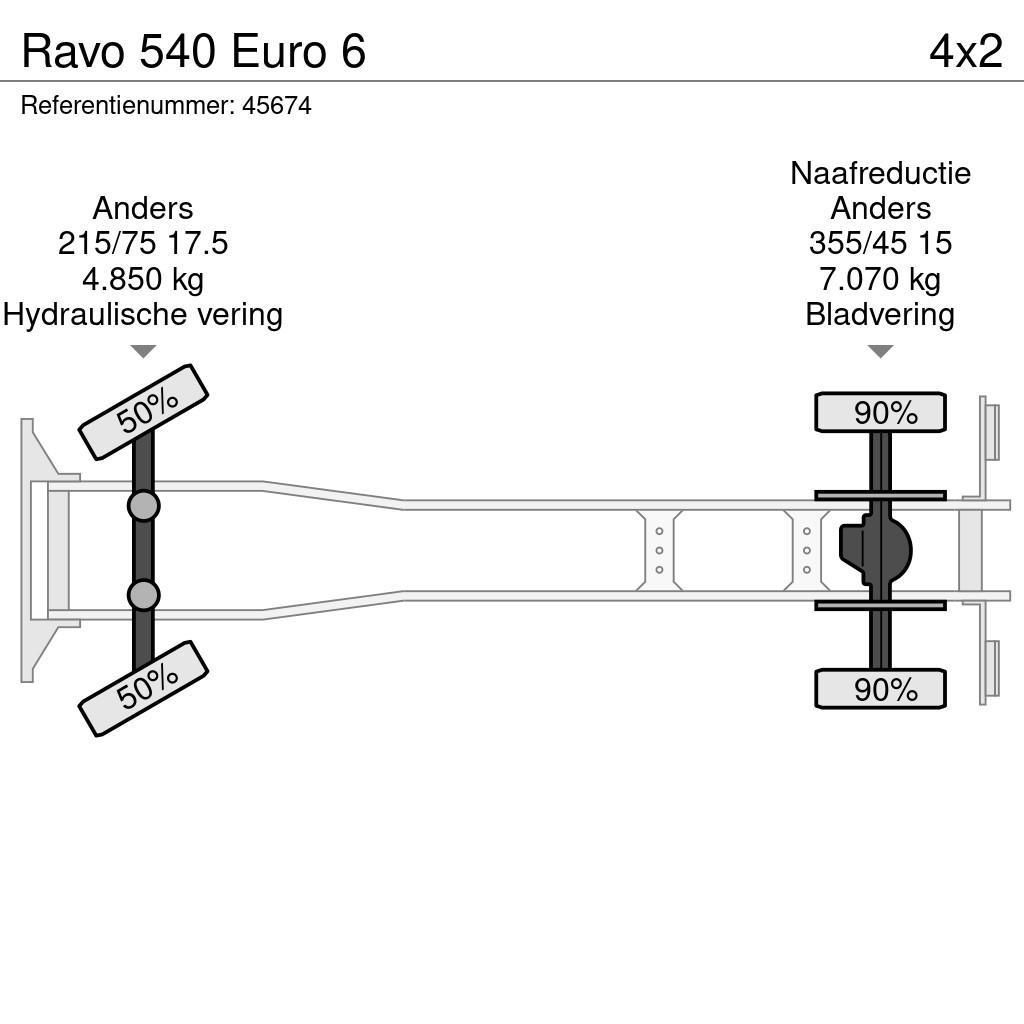 Ravo 540 Euro 6 街路清掃車