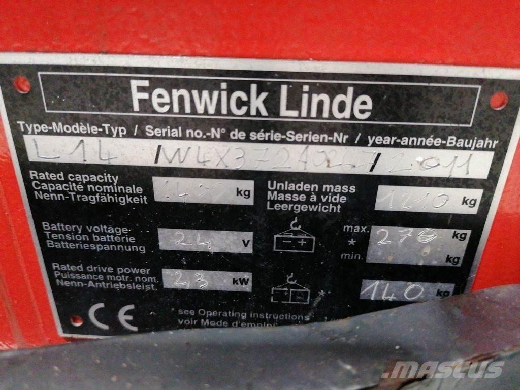 Linde L14 ウォーキンフォークリフト