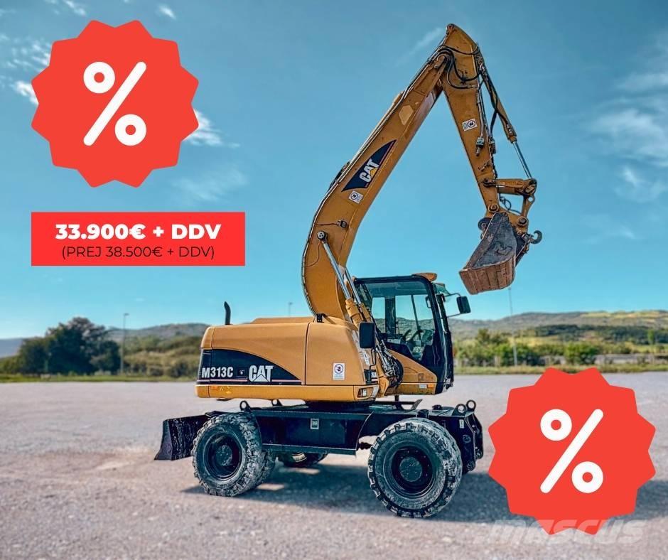 CAT M 313 C ホイール式油圧ショベル（パワーショベル・ユンボ・バックホー）