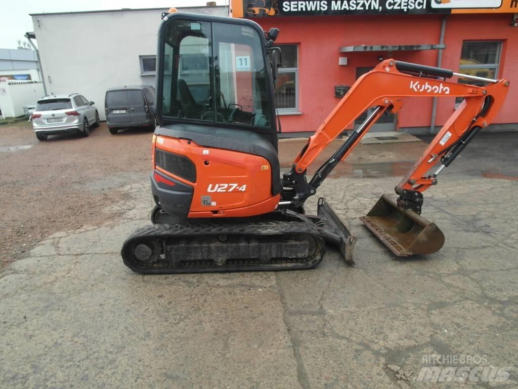 Kubota U 27-4 ミニ油圧ショベル 7t以下（ミニユンボ・ミニディガー）