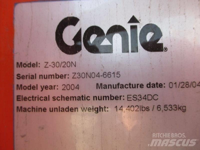 Genie Z 30/20 N ブームリフト　屈伸型