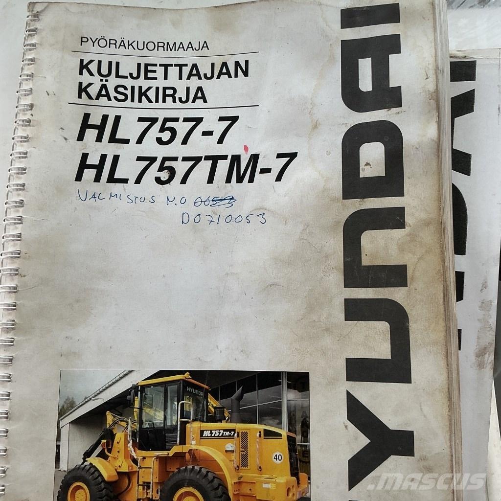 Hyundai HL 757-7 A ホイールローダー・タイヤショベル