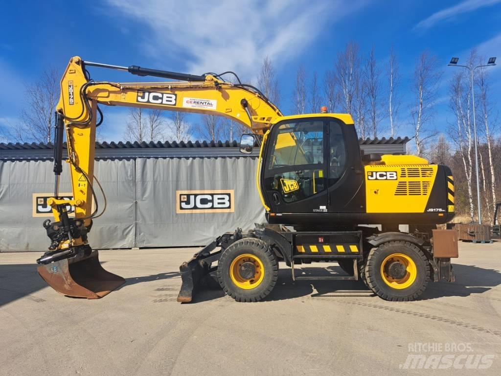 JCB JS 175 W ホイール式油圧ショベル（パワーショベル・ユンボ・バックホー）