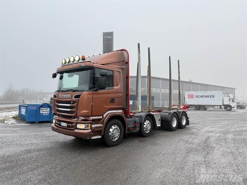 Scania R 730 8X4 木材トラック