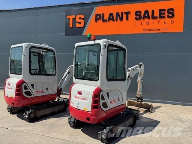 Takeuchi TB 216 ミニ油圧ショベル 7t以下（ミニユンボ・ミニディガー）