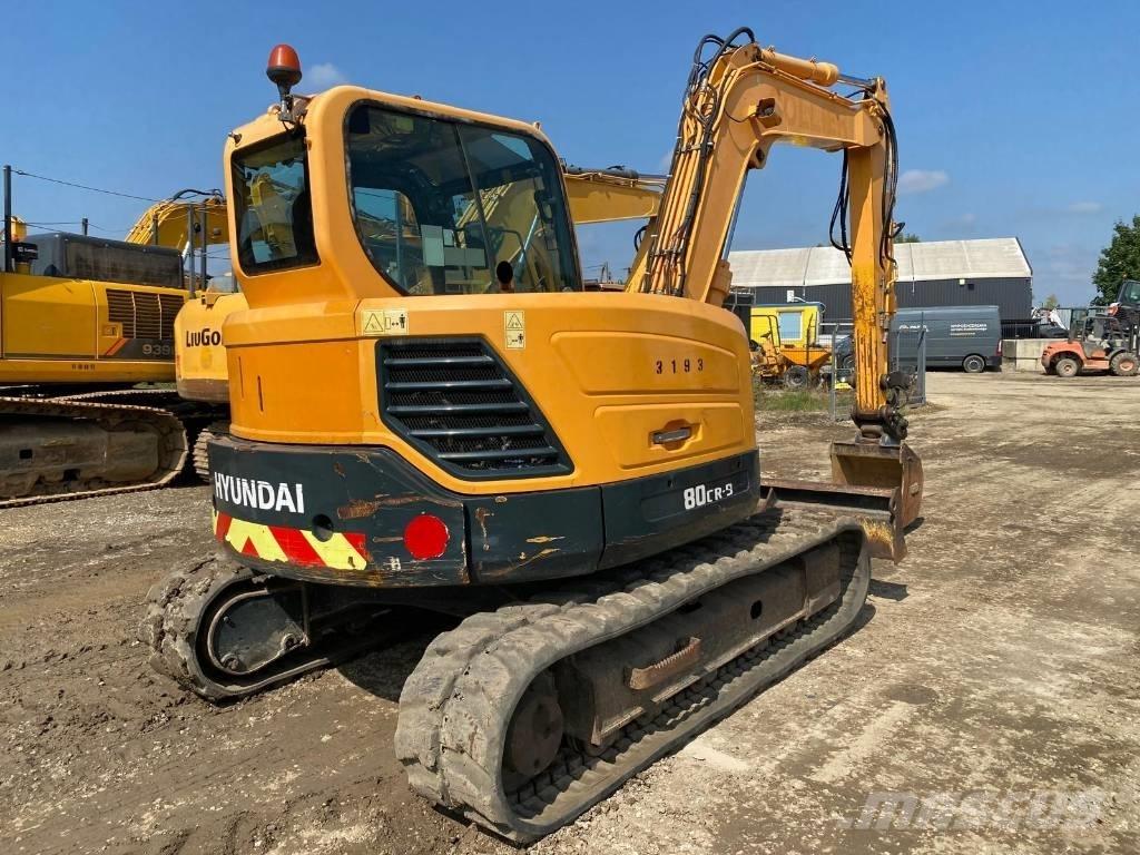 Hyundai R 80 CR-9A 中型油圧ショベル 7ｔ-12ｔ（ユンボ・パワーショベル・バックホー）