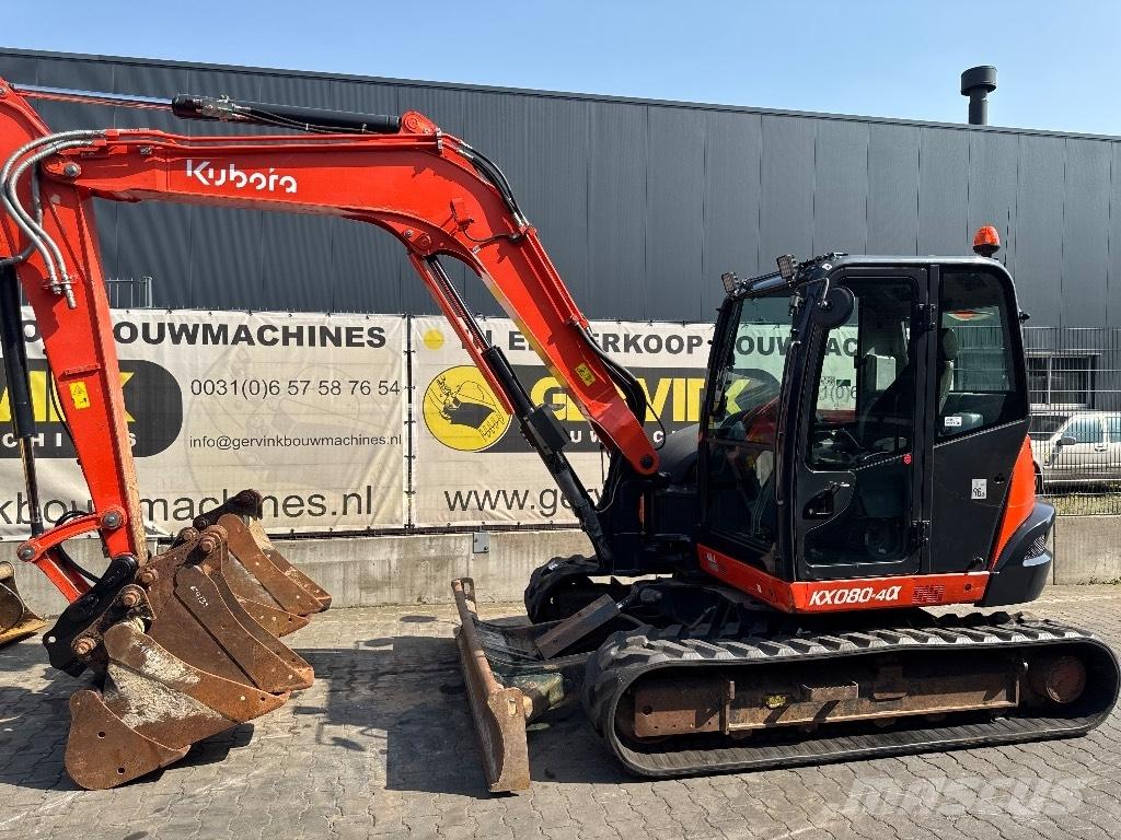 Kubota KX 80-4 中型油圧ショベル 7ｔ-12ｔ（ユンボ・パワーショベル・バックホー）
