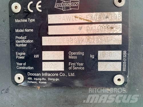Doosan DX140LCR-5 大型油圧ショベル12t以上（パワーショベル・ユンボ）
