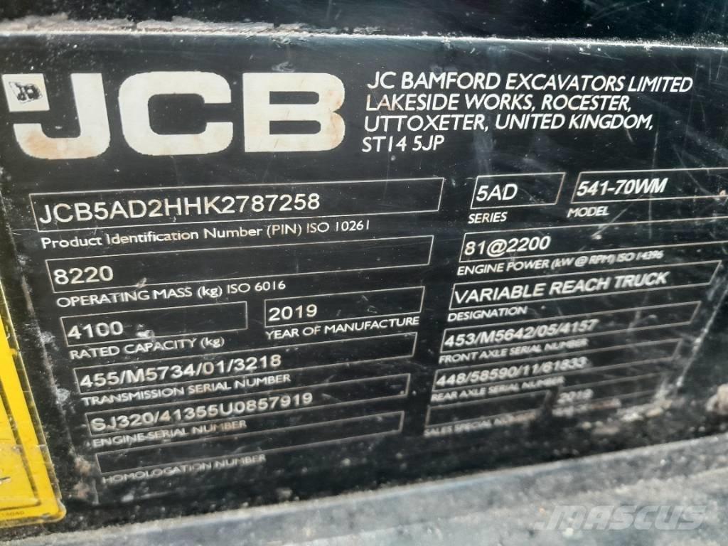 JCB 541-70 農業用テレハンドラー