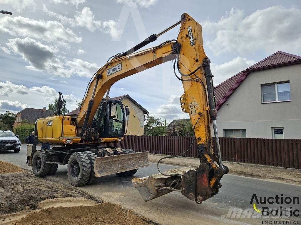 JCB JS 160 W ホイール式油圧ショベル（パワーショベル・ユンボ・バックホー）