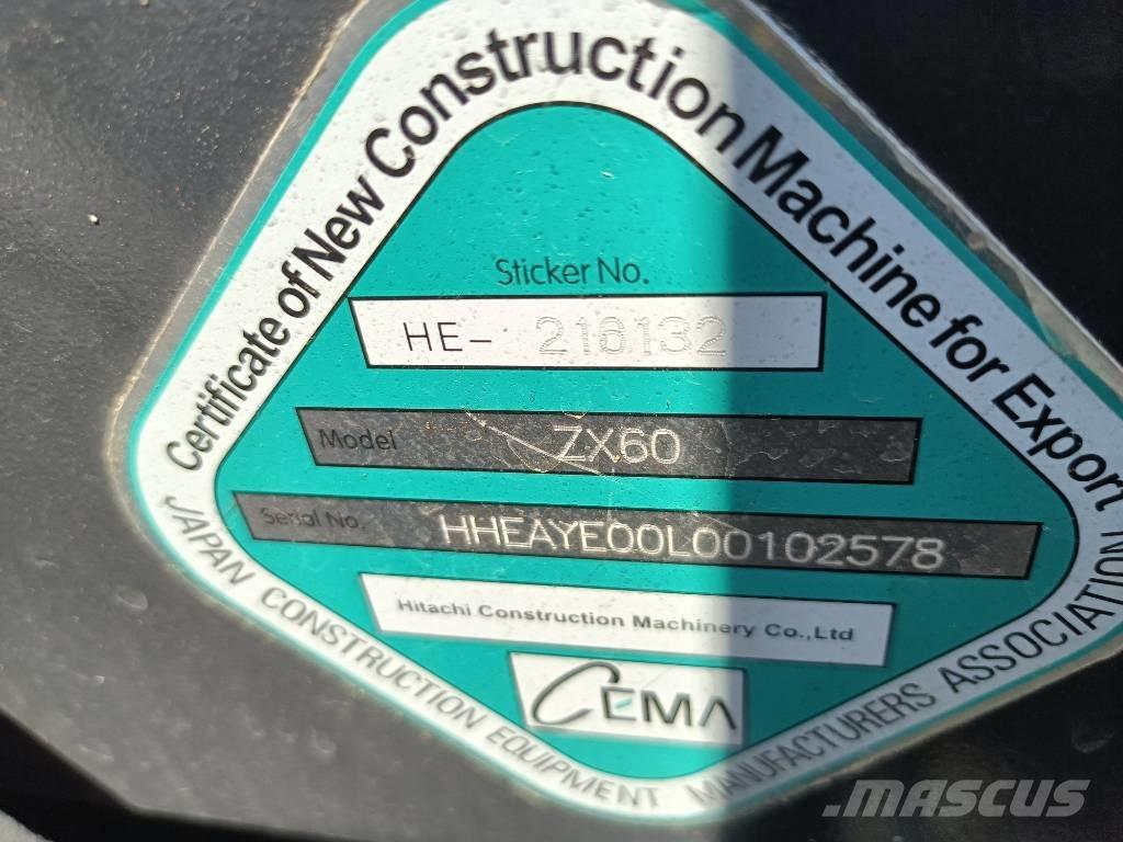 Hitachi 60 大型油圧ショベル12t以上（パワーショベル・ユンボ）