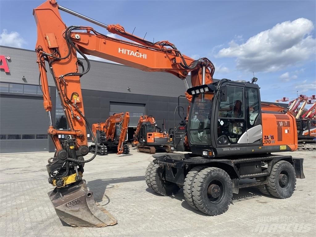 Hitachi ZX 170 W-5 B ホイール式油圧ショベル（パワーショベル・ユンボ・バックホー）