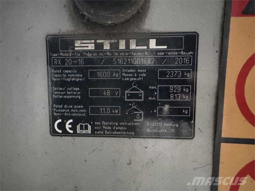 Still RX20-16 バッテリーフォークリフト