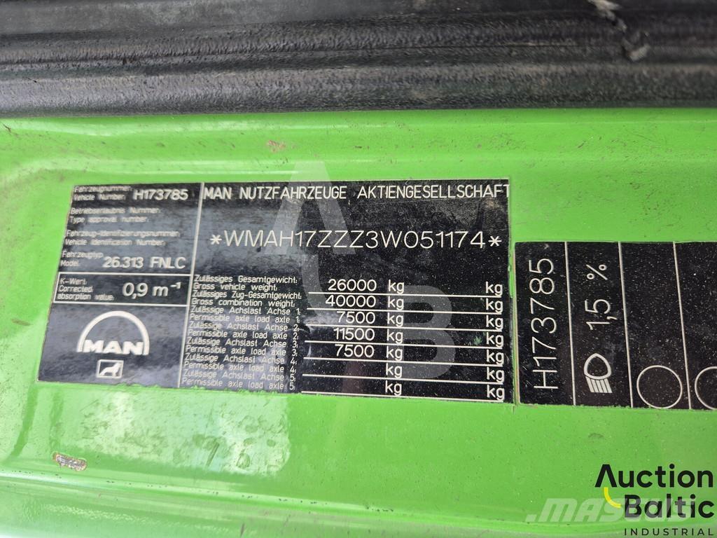 MAN TGA26.310 塵芥車、パッカー車