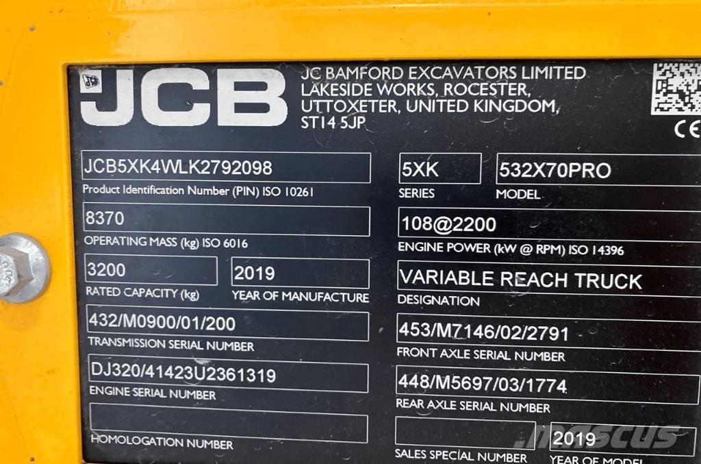 JCB 532-70 農業用テレハンドラー