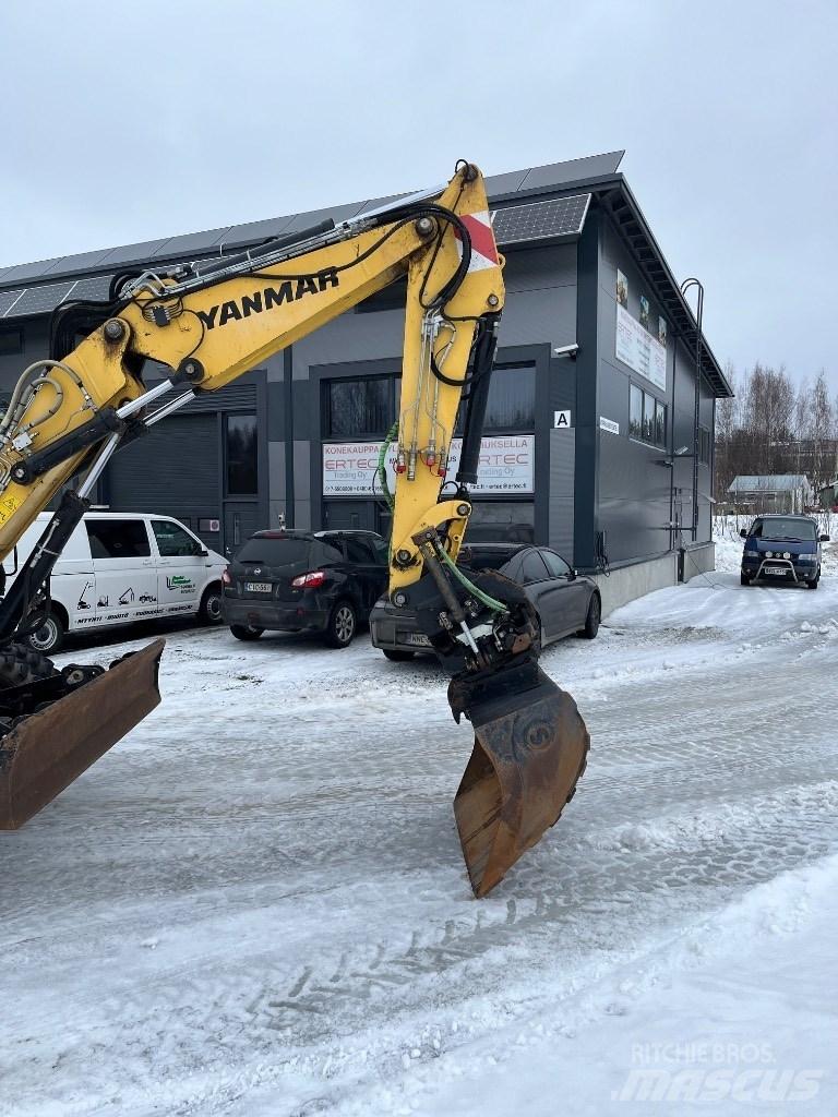 Yanmar B 95 W ホイール式油圧ショベル（パワーショベル・ユンボ・バックホー）