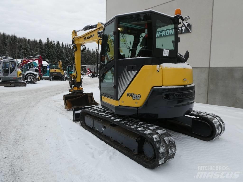 Yanmar Vio 80-1A 中型油圧ショベル 7ｔ-12ｔ（ユンボ・パワーショベル・バックホー）