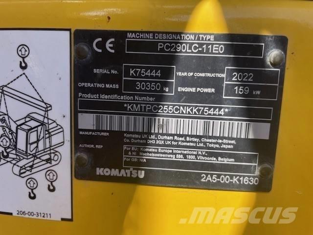 Komatsu PC 290 LC-11 大型油圧ショベル12t以上（パワーショベル・ユンボ）