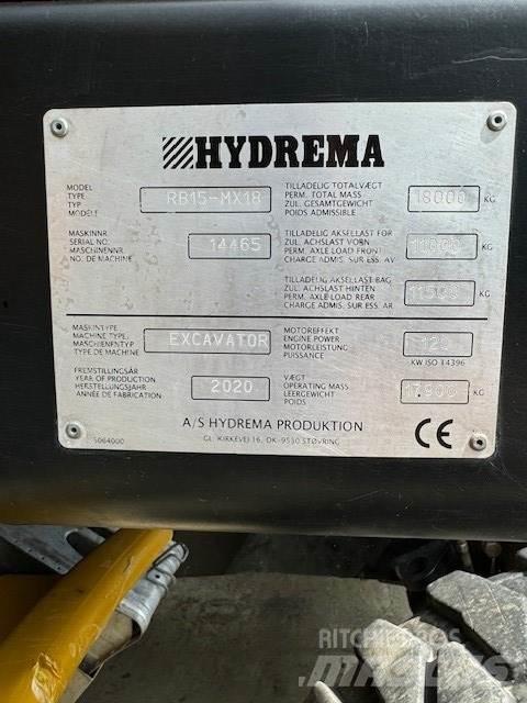 Hydrema MX18T4 ホイール式油圧ショベル（パワーショベル・ユンボ・バックホー）