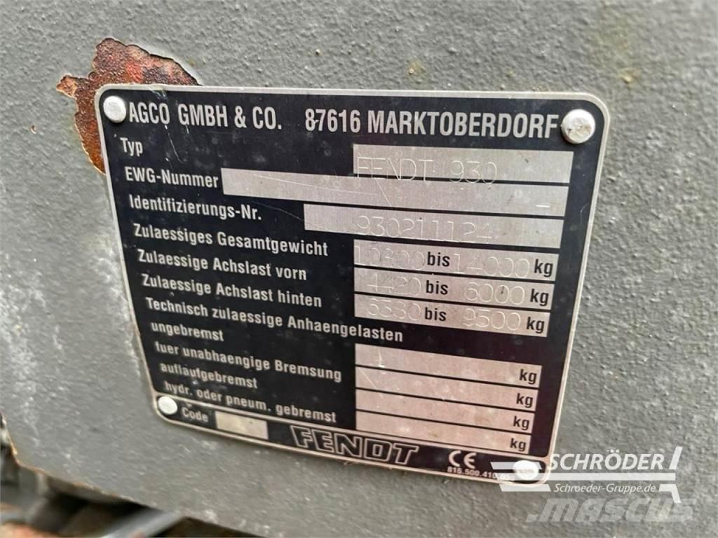 Fendt 930 VARIO トラクター