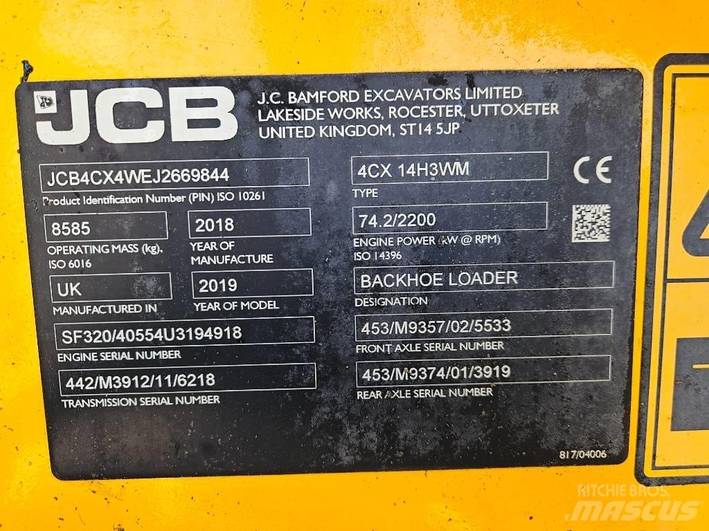 JCB 4 CX Eco バックホーローダー