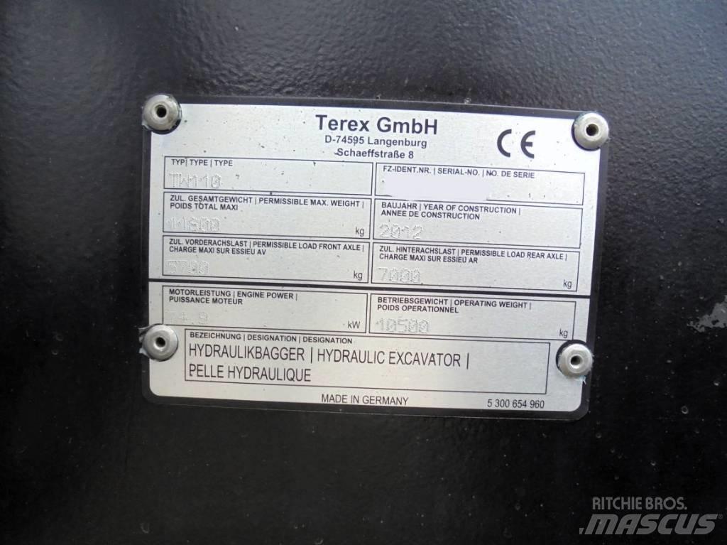 Terex Schaeff TW 110 ホイール式油圧ショベル（パワーショベル・ユンボ・バックホー）