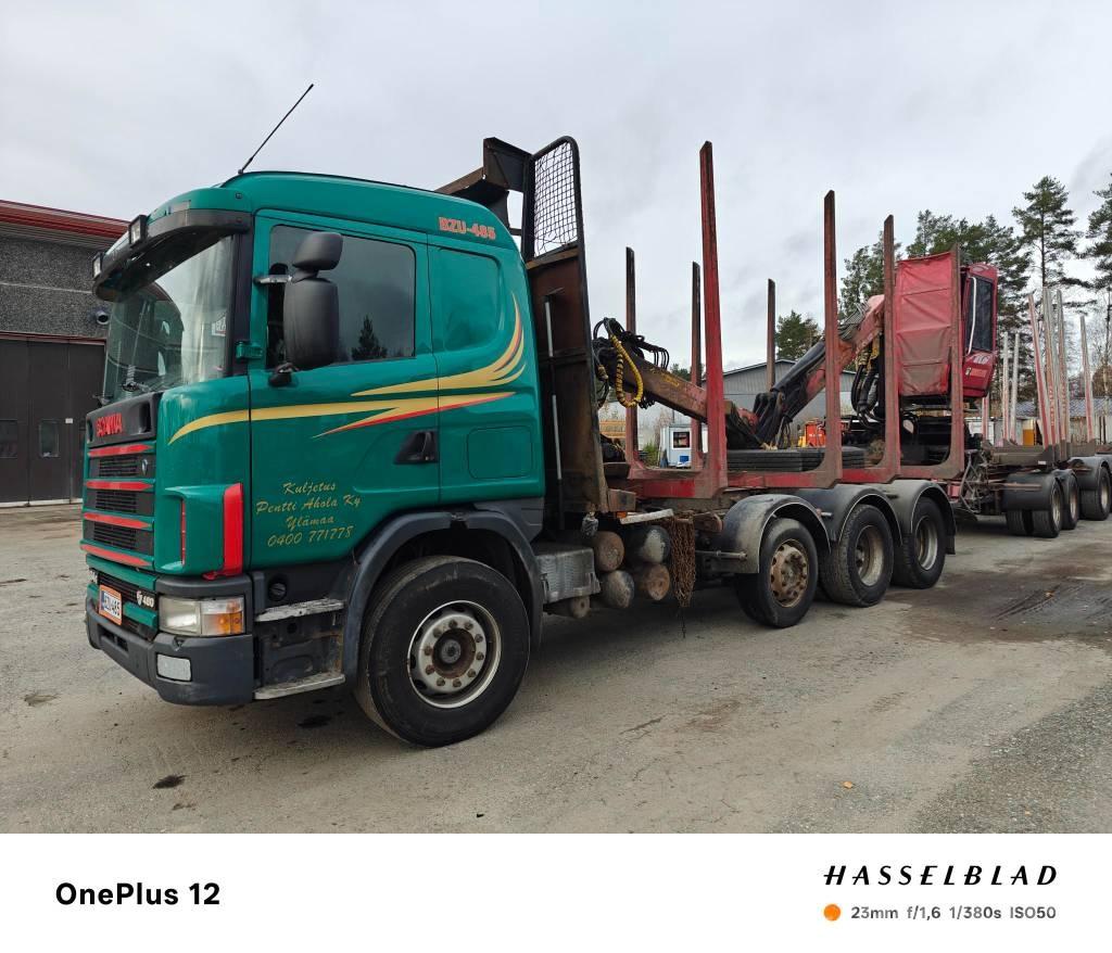 Scania R 164 8X4 木材トラック