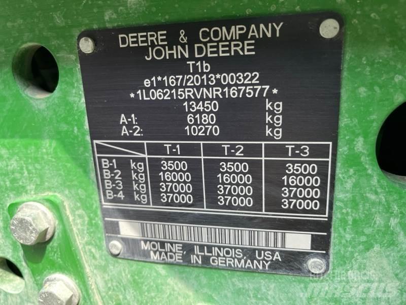 John Deere 6R215 トラクター