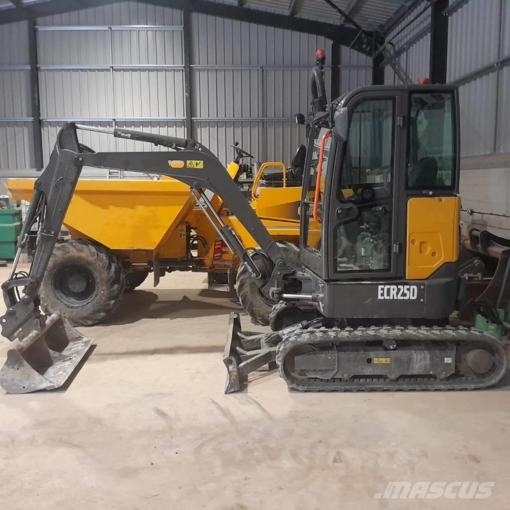Volvo ECR 25 D ミニ油圧ショベル 7t以下（ミニユンボ・ミニディガー）