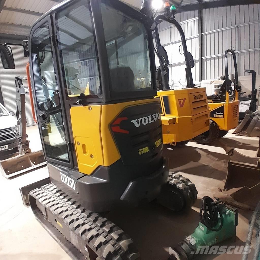Volvo ECR 25 D ミニ油圧ショベル 7t以下（ミニユンボ・ミニディガー）