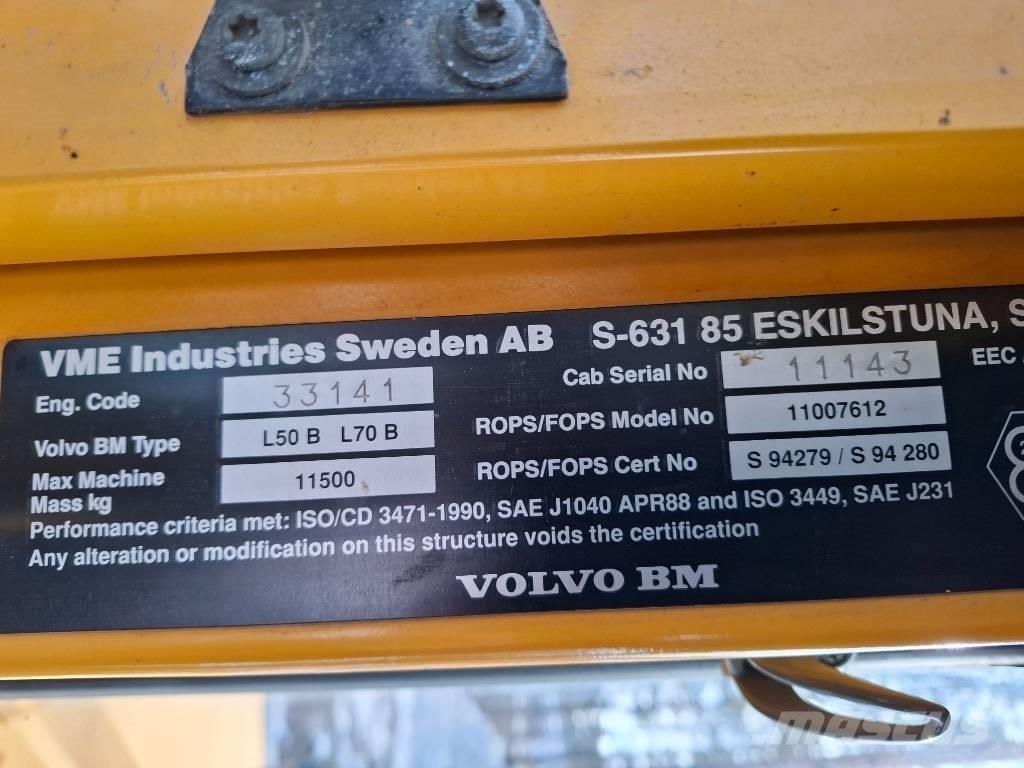 Volvo L70B ホイールローダー・タイヤショベル