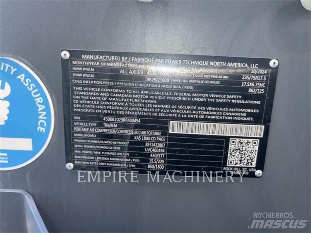 Atlas Copco XAS1800CD コンプレッサー