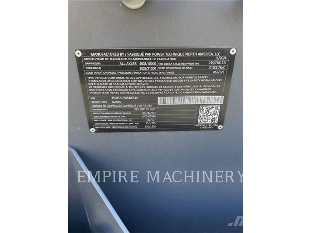 Atlas Copco XAS1800CD コンプレッサー
