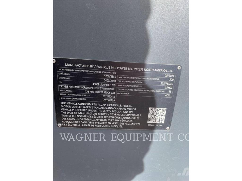 Atlas Copco XAS400 圧縮空気ドライヤー